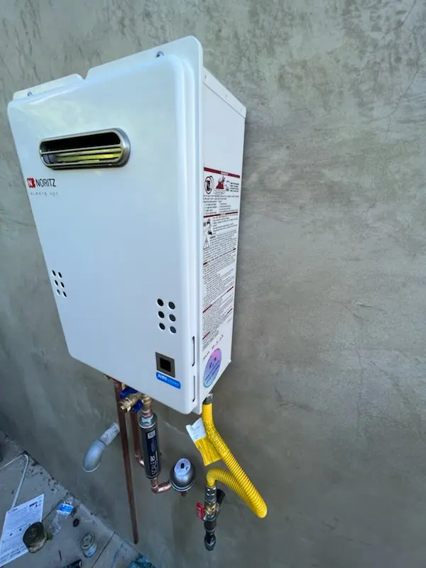 Tankless water heater installation for Grand Oaks homes